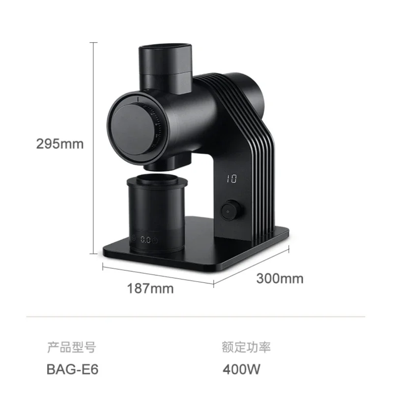 Barsetto-molinillo de café profesional E6, molinillo de café Espresso Chapado en titanio de 64MM, hecho a mano