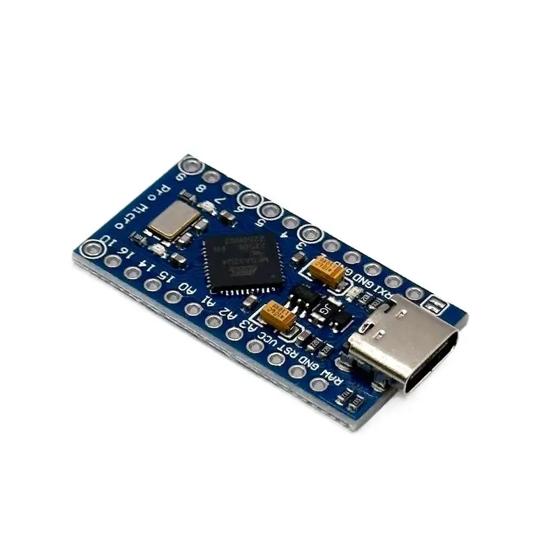 Arduino Compatible Pro Micro TypeC ATmega32U4 16MHz Board
