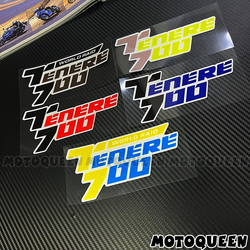 For TENERE 700 TENERE700 Decal Sticker Motorcycle Fairing Body Tank Pad Side Label Logo Decoration Reflective Decals Stickers