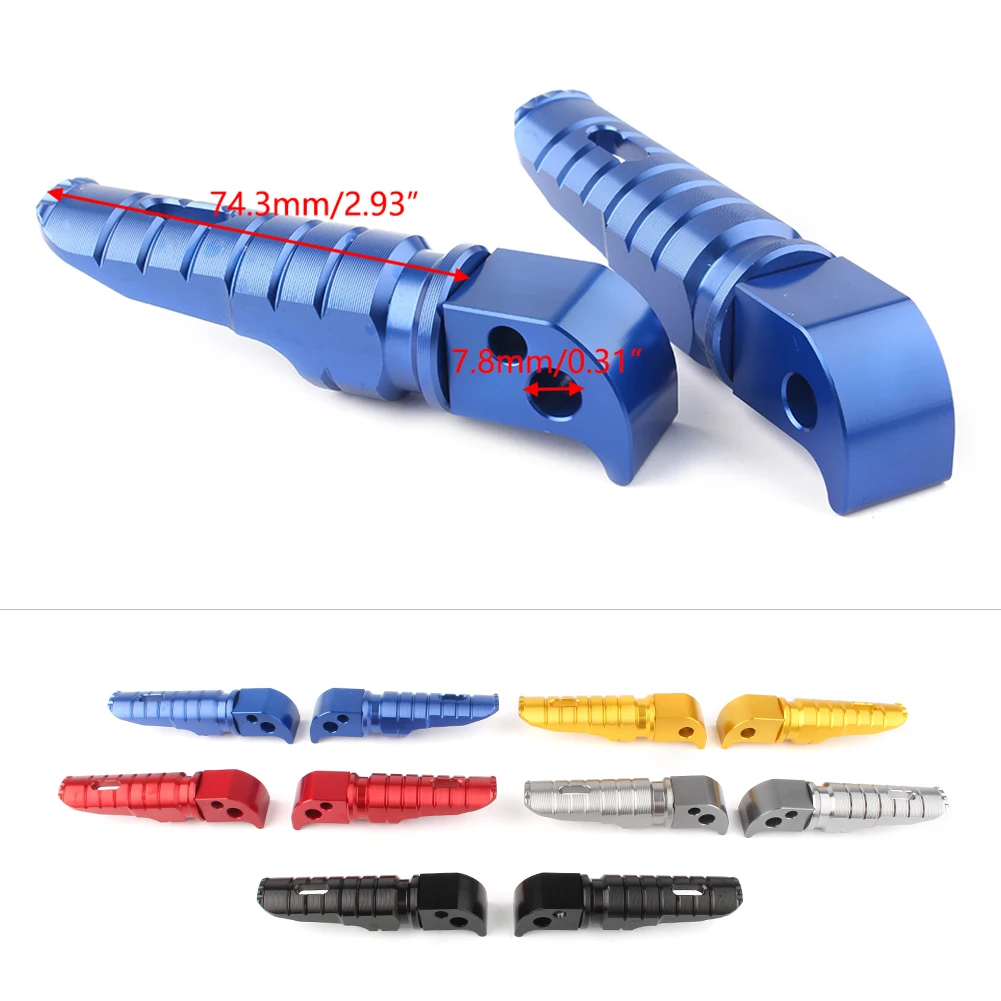 Rear Footrest Pedals Foot Rest Footpeg For Yamaha MT-09 MT-10 YZF-R1 YZF-R6 YZFR3 YZFR25 XSR700 XSR900 NVX155