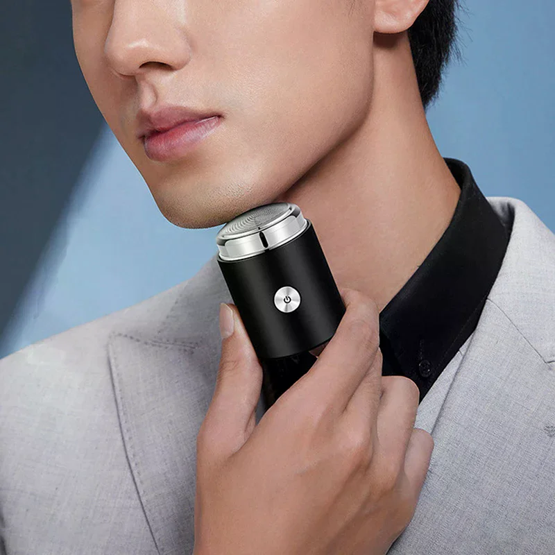 /JCS/Mini Shaver Travel Shaver Pocket Size Electric Razor Portable Outdoor Beard Razor for Men Electric