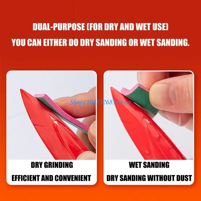 Model Polishing Sponge Sandpaper For Model Making Tools Plastic Model Crafting
