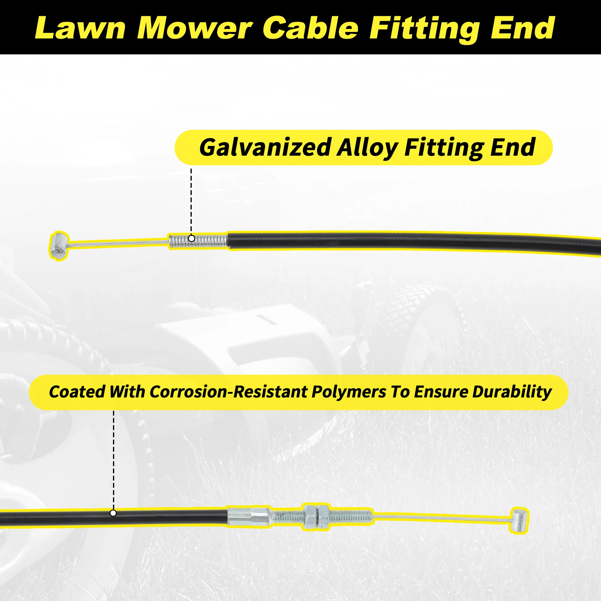 Motoforti No.17910-VA3-003 جزازة العشب خنق كابل لهوندا HRD535 HRD536 HR214 HR215 HR216 كابل فرامل يد استبدال رقم GH45843