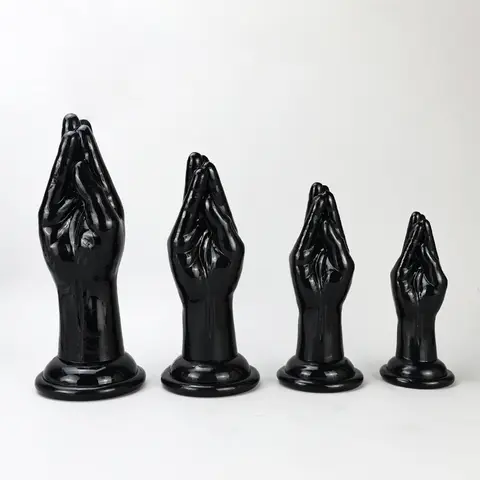 4 Sizes Huge Hands Finger Anal Plug Clear Arm Anus Prostate Massage Big Butt Plug G Spot Masturbation Gay Sex Toys For Women Men