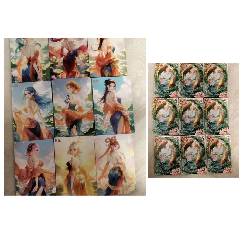 Japanese Anime One Piece Hjk Ssp Mt Hjb Nefertari Vivi Nami Ulti Nico Robin Collectible Cards Christmas Birthday Gifts Toys