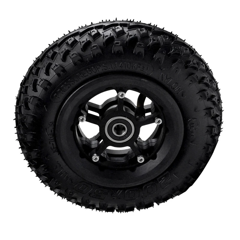 Front Wheel 8 Inch 200X50 Pneumatic Tires For Electric Skateboard Damping Cross Country Skateboard Tubeless Tyre Parts