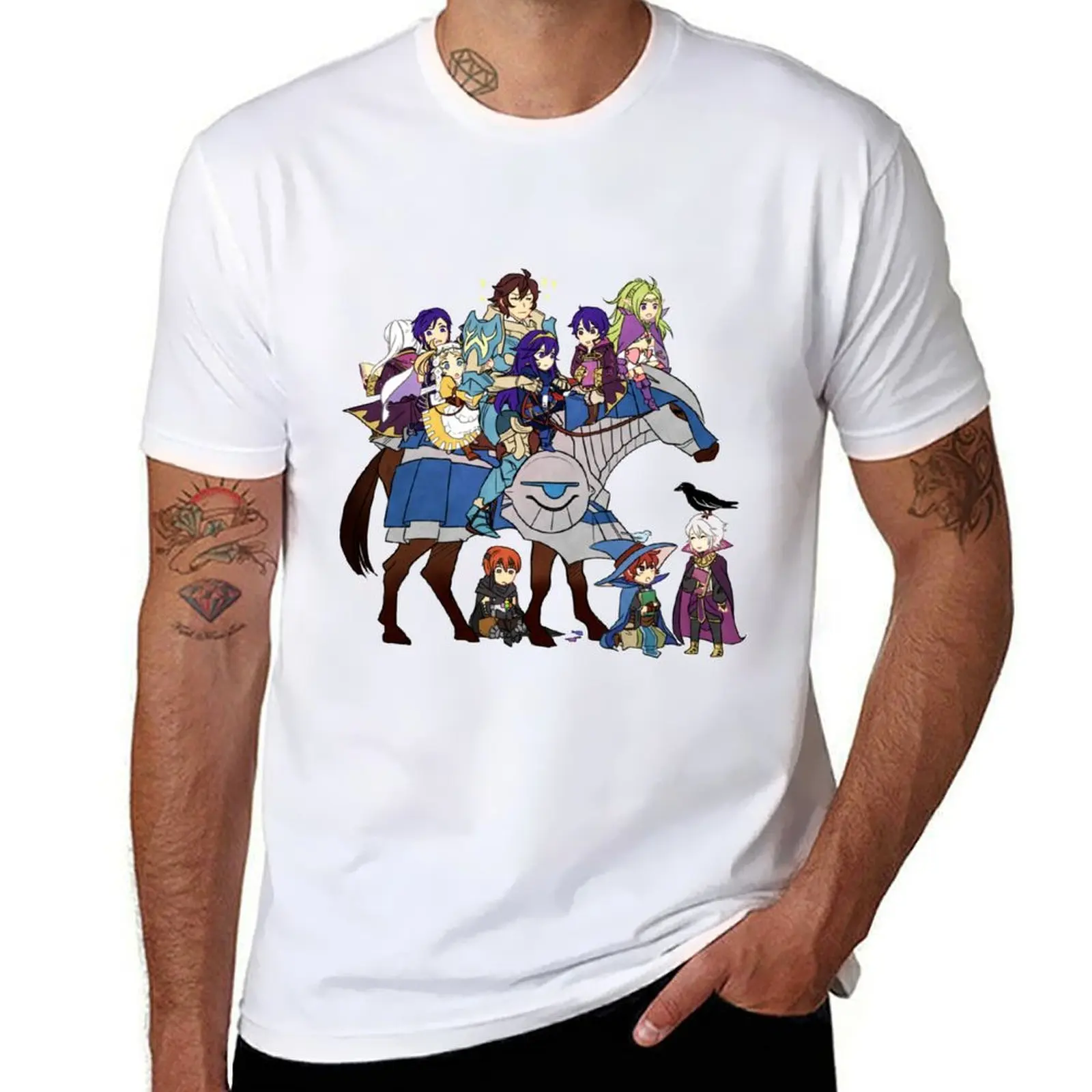 

Fire Emblem Awakening - Frederick's Daycare Service T-Shirt t shirt man cotton t shirts with prints T-Shirt