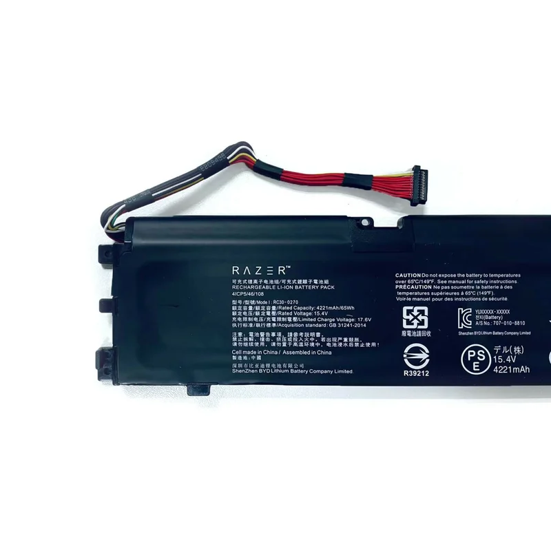 Authentic RC30-0270 Battery Suitable for Razer Blade 15 Base RZ09-02705E76-R3U1 RZ09-03006