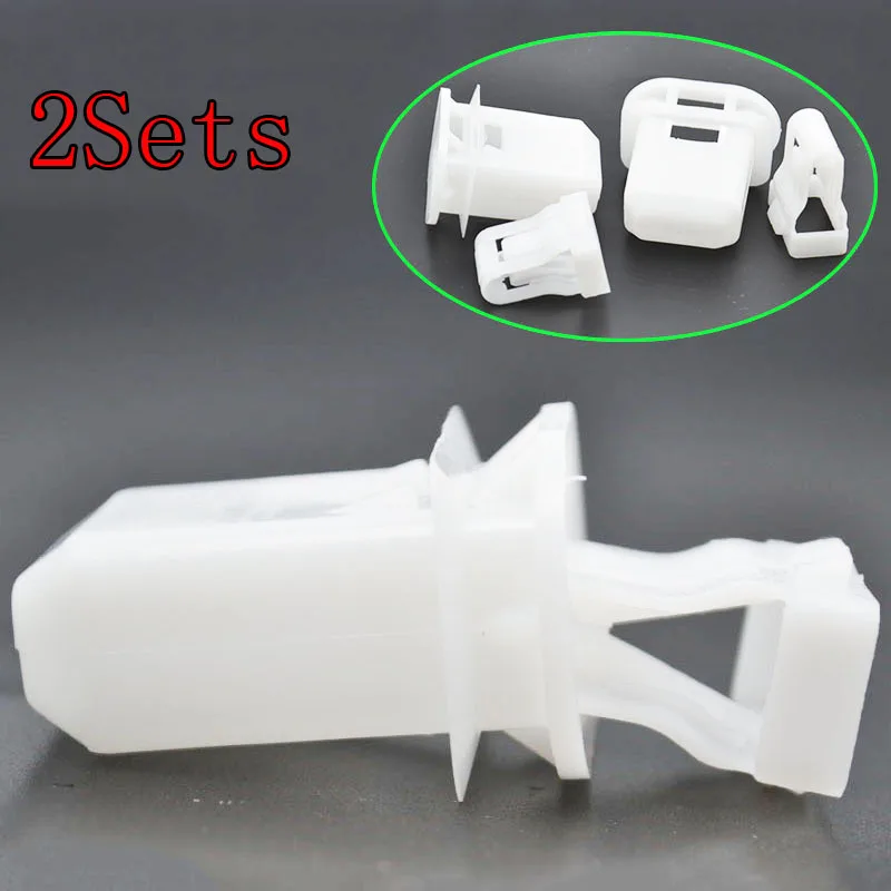 APKTNKA 2Sets Rear Seat Buckle Rear Seat Clamp Cushion Pad Clips Back Seat Fixed Buckle Car Fastener Clip For Chevrolet