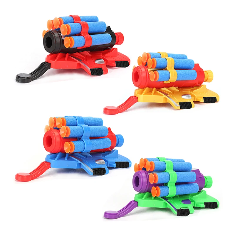 Marvel Hero Spiderman Captain America Hulk Iron Man Anime Figure Kid Cosplay Glove Soft Bullet Launcher Disney Shooting Toy Gift