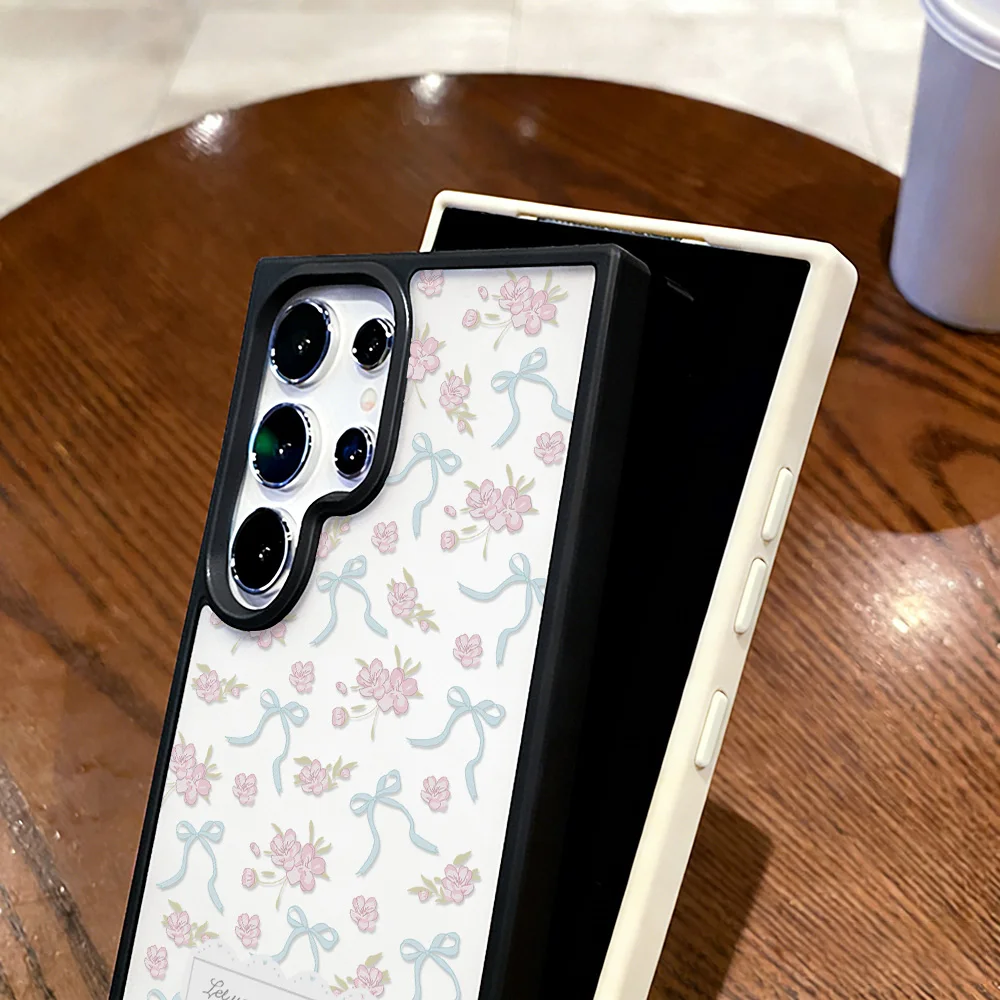 Flower Lanyard Phone Case For Samsung Galaxy S26 Ultra A16 A57 A37 A55 A56 5G A17 A36 A26 A06 A07 S25 S24 FE Shockproof Cover