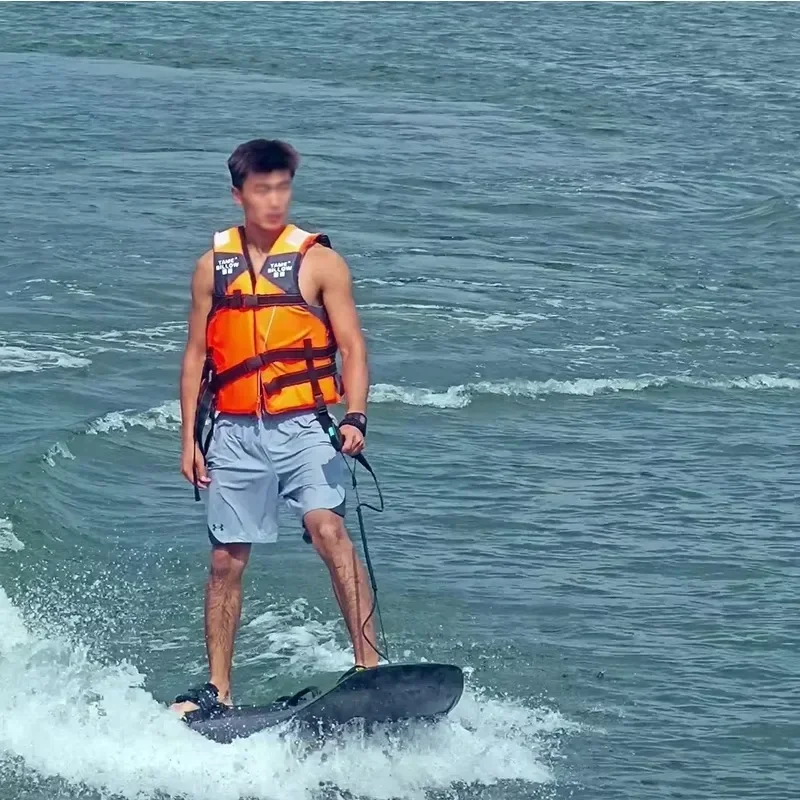 Carbon fiber electric surfboard