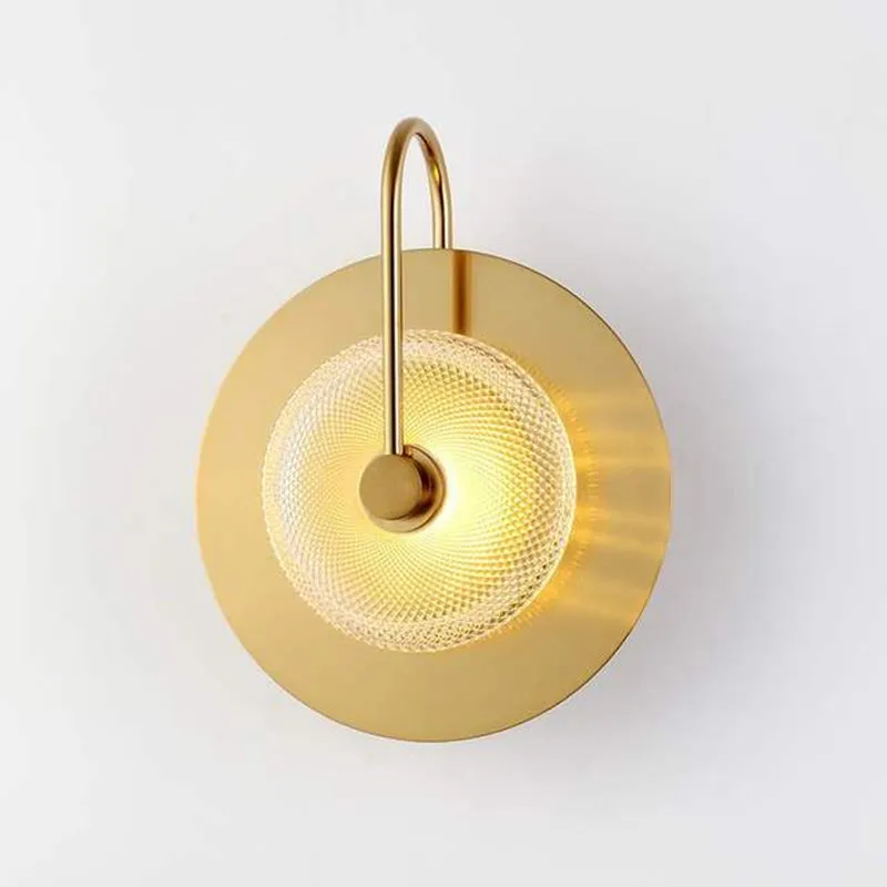 Imagem -06 - Modern Nordic Glass Wall Led Lâmpada Golden Sconces Living Quarto Fundo Decoração de Interior Luminária