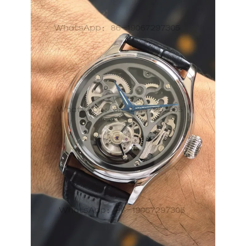 Hollow Light Luxury Business Tourbillon Manual Mechanical Watch Men