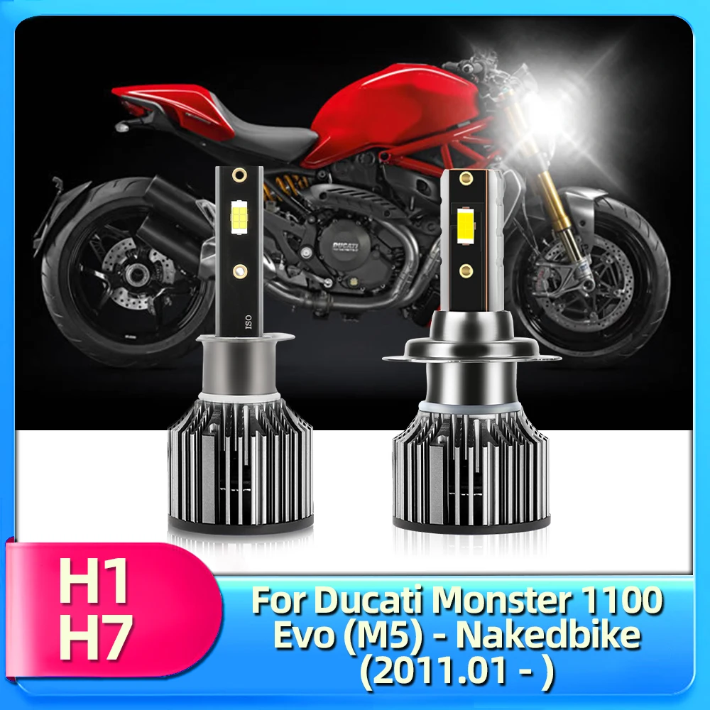 Motorcycle LED Headlight 12V Motor Lamp For Ducati Monster 1100 Evo (M5) 2011 2012 2013 2014 2015 2016 2017 2018 2019 2020 -2023