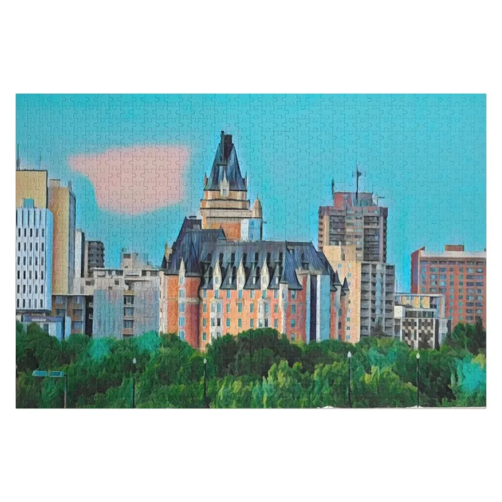 

Saskatoon, Saskatchewan Jigsaw Puzzle Custom Wood Jigsaw Pieces Adults Woods For Adults Customizable Child Gift Puzzle