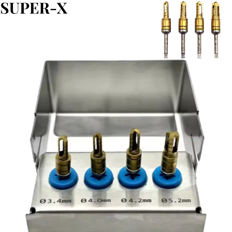 

Dental Bone Collector Self Grinding Bone Meal Drill for Dental Implant Drill Kit with Bone Collector Burs Dental Tools