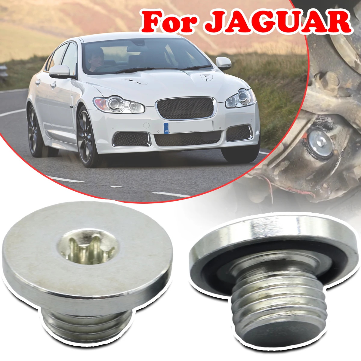 

2pcs For JAGUAR S-TYPE X200 XJ SALOON X350 X358 XF SALOON X250 Engine Sump Plug Oil Drain Bolt M14X1.5 Screw Car Accessories