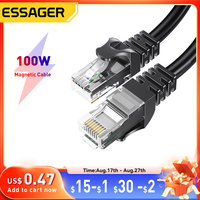 Essager Ethernet Cable Cat6 Lan Cable UTP CAT 6 RJ 45 Network Cable 5m/10m/15m Patch Cord for Laptop Router RJ45 Network Cable
