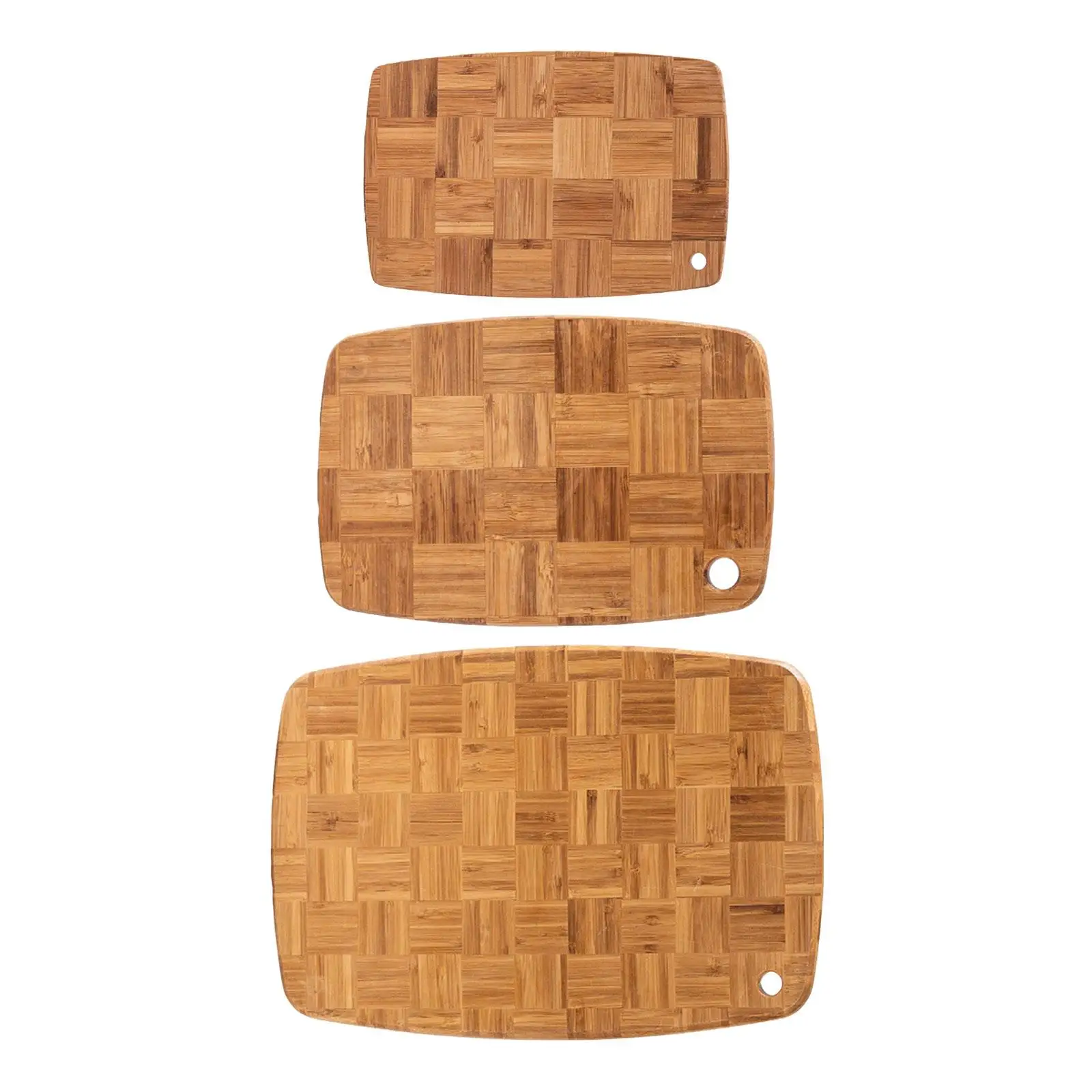 Bamboo Serving Board Multipurpose Kitchen Chopping Board for Meat Bread Vegetables Pizza Countertop Platter
