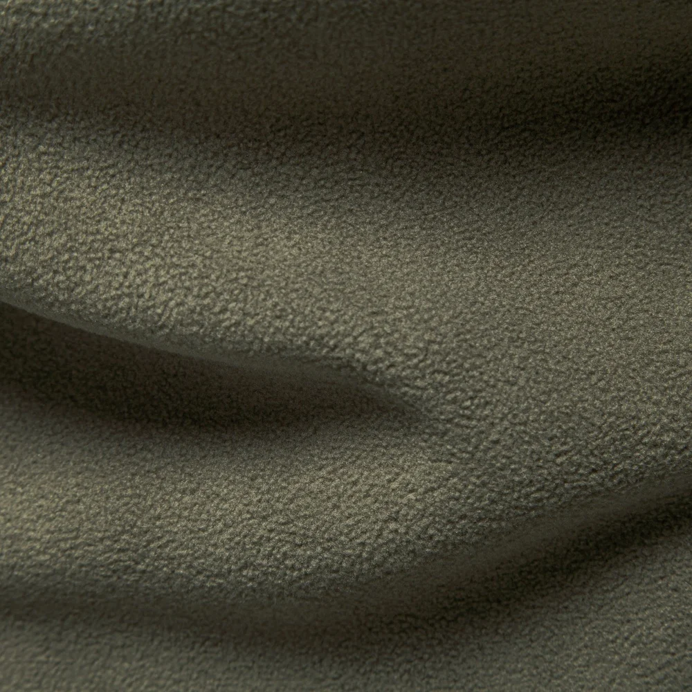 AIOPESON Herren Fleece-Sweatshirt mit mehreren Taschen, Stehkragen, Druckknöpfen, einfarbig, lässiger Outdoor-Pullover, warm für Herbst und Winter. – Detail 17