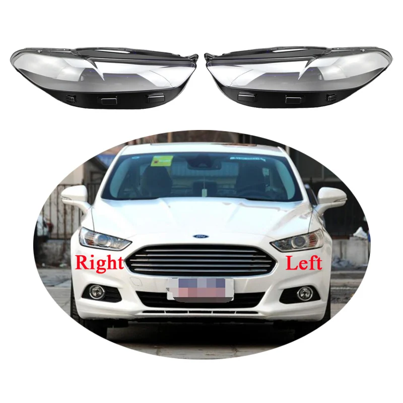 

Car Front Headlight Cover For Ford Mondeo 2013-2016 Auto Headlamp Lampshade Lampcover Head Lamp light glass Lens Shell Caps