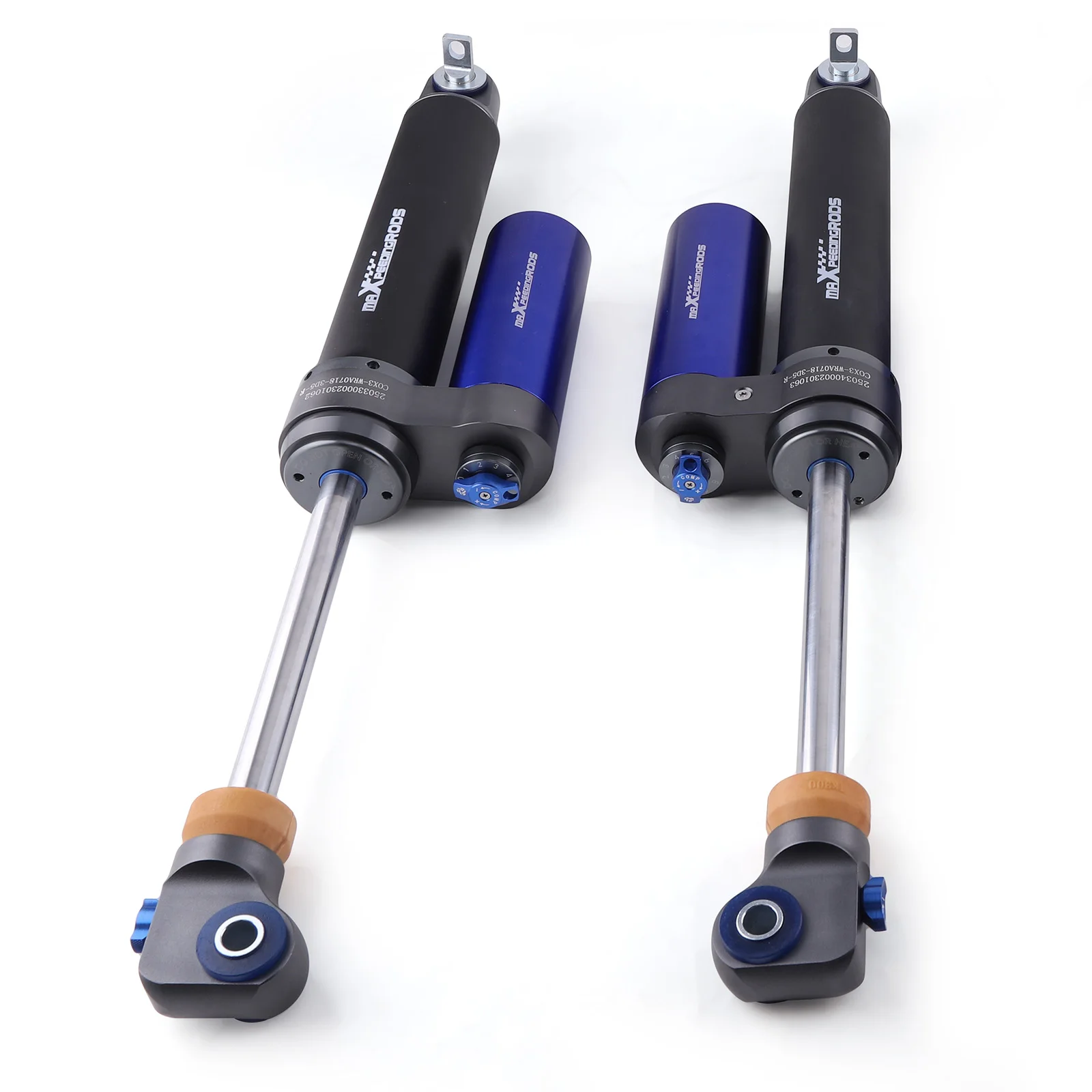 MaXpeedingrods 2.5 Remote Reservoir Rear Shocks Pair For JEEP Wrangler JK 07-18
