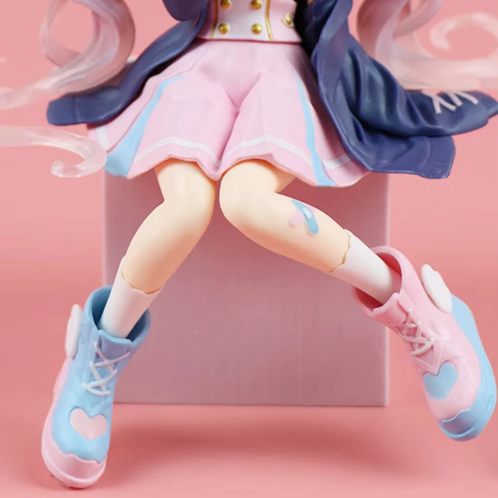 Nuovo Hatsune Miku Anime figura Sakura rosa posizione seduta PVC Action figure modello giocattolo decorazione raccogliere regali