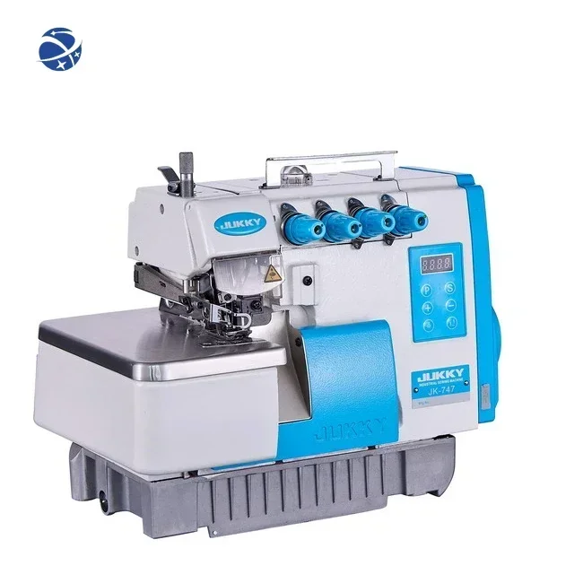 Yunyi china jukky good price direct drive wiki brand High speed four thread overlock sewing machine Suitable for T-shirt