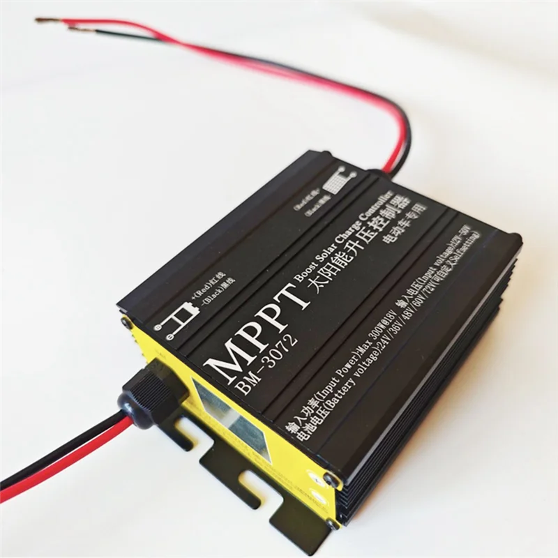 LCD BM3072 300W MPPT 태양광 충전 컨트롤러 배터리 충전기 24/36/48/60/72V 부스트-PZZW