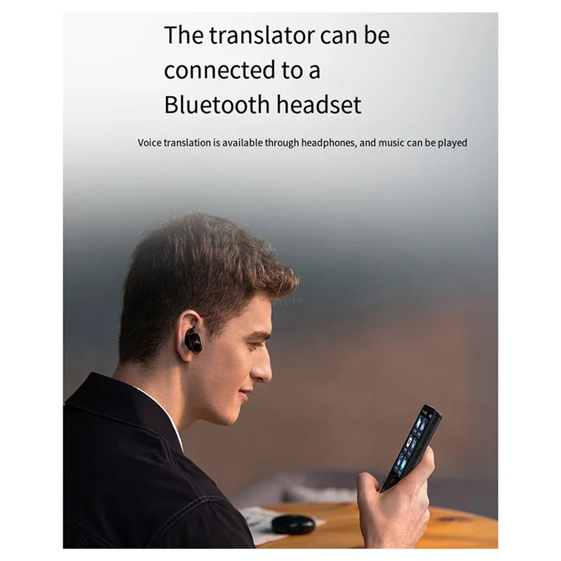 M50 AI Voice Real Time Translator Machine 142 Multi Online Languages Voice-Record 3.97 Inch Portable Offline Tradutor