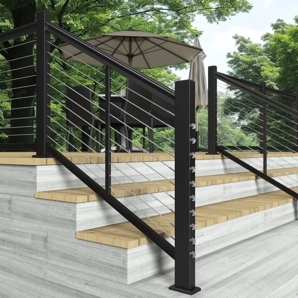 الفولاذ المقاوم للصدأ درابزين كابل أطراف الدرج 1/4 "3/8" ID زاوية الفضة زاوية مشطوف غسالة 30 درجة درابزين كابل بزاوية غسالة