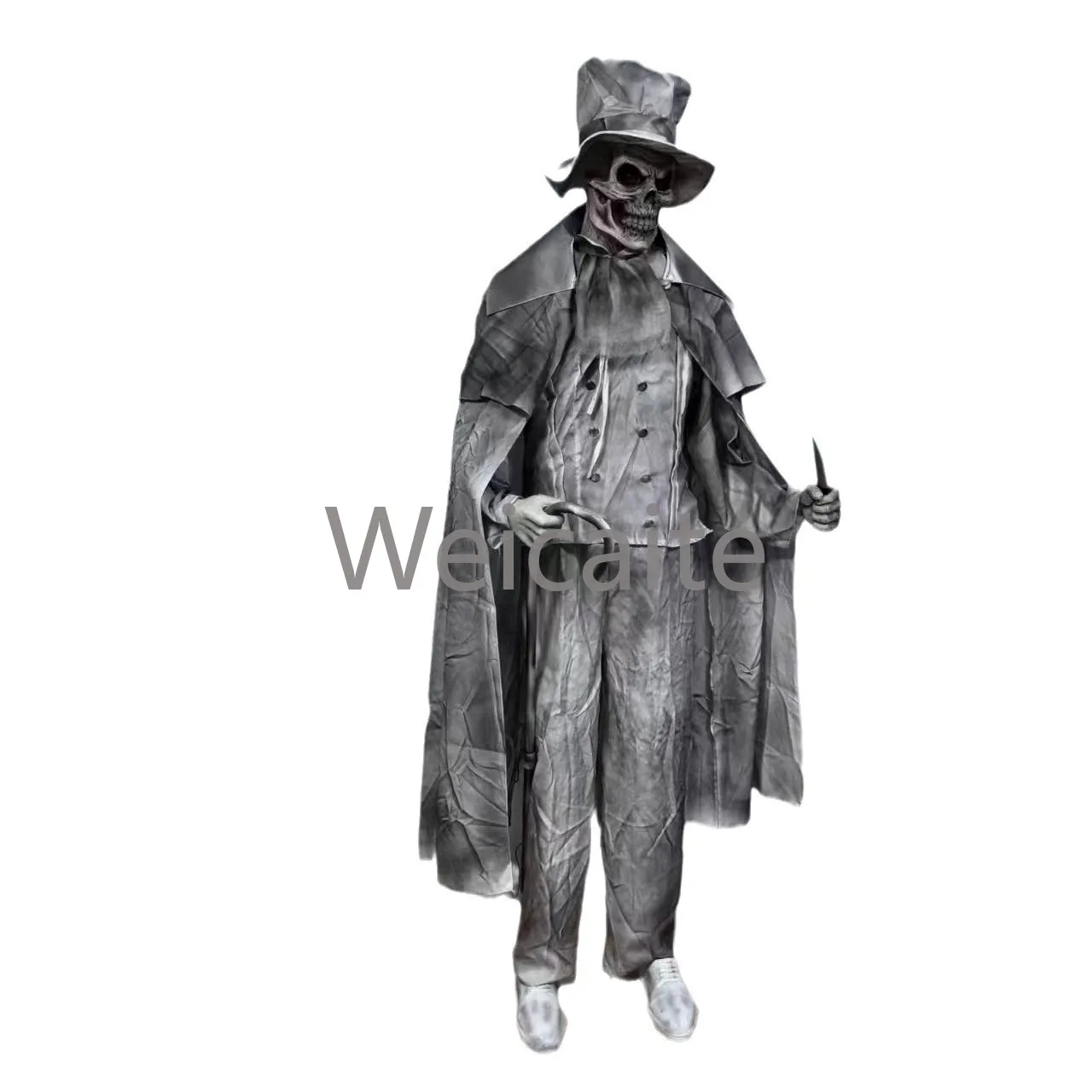 

New Halloween Wholesale Haunted 72 Inches Horror Reality Skeleton Gentleman Outdoor Interior Animation Decoration