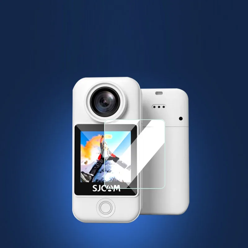 Protector de pantalla LCD para lente de película suave transparente, cubierta protectora para cámara de acción SJCAM C300 Pocket 4K, accesorios de protección, 2 uds.