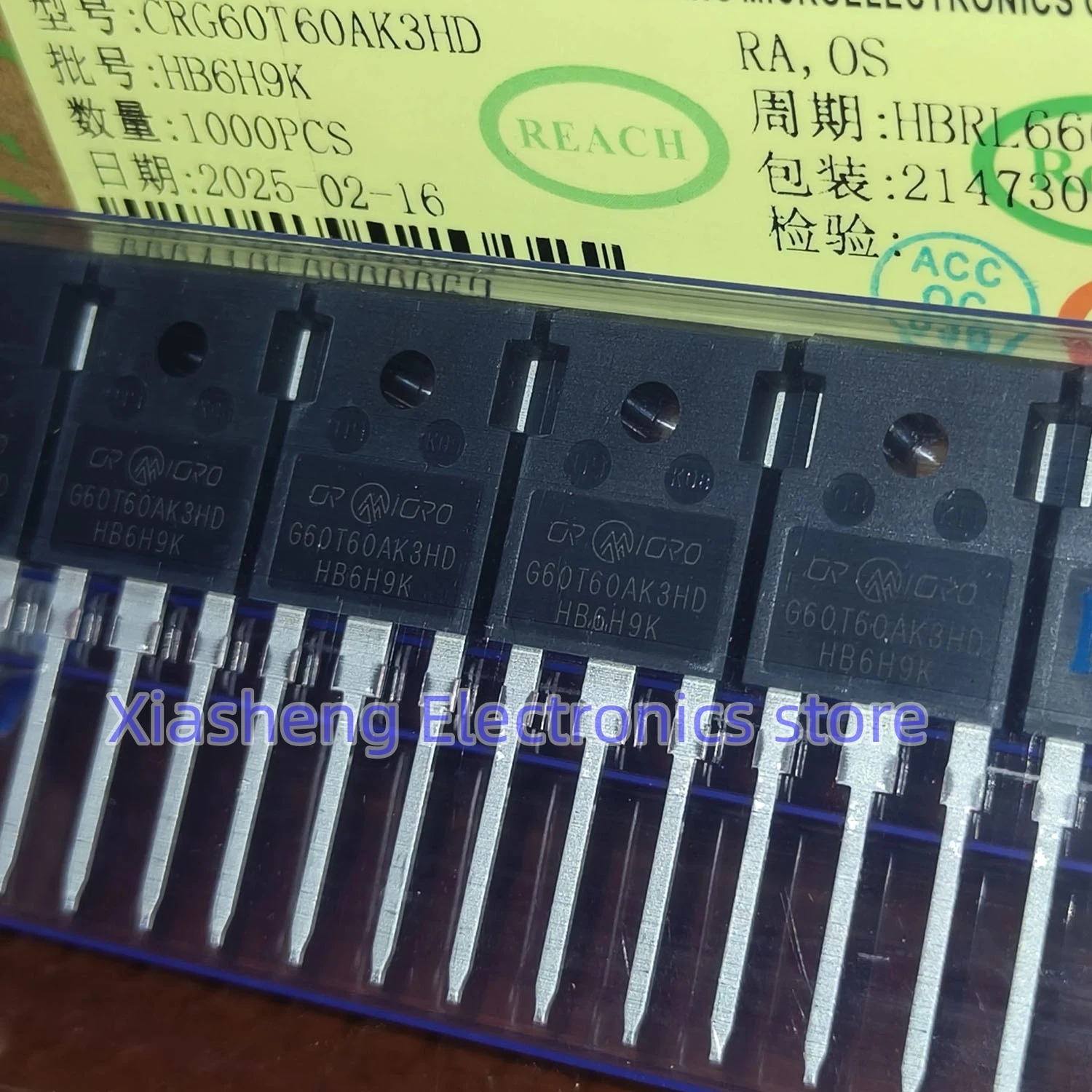 

New Original 5Pcs CRG60T60AK3HD G60T60AK3HD TO-247 600V 60A IGBT Transistor In Stock Good Quality