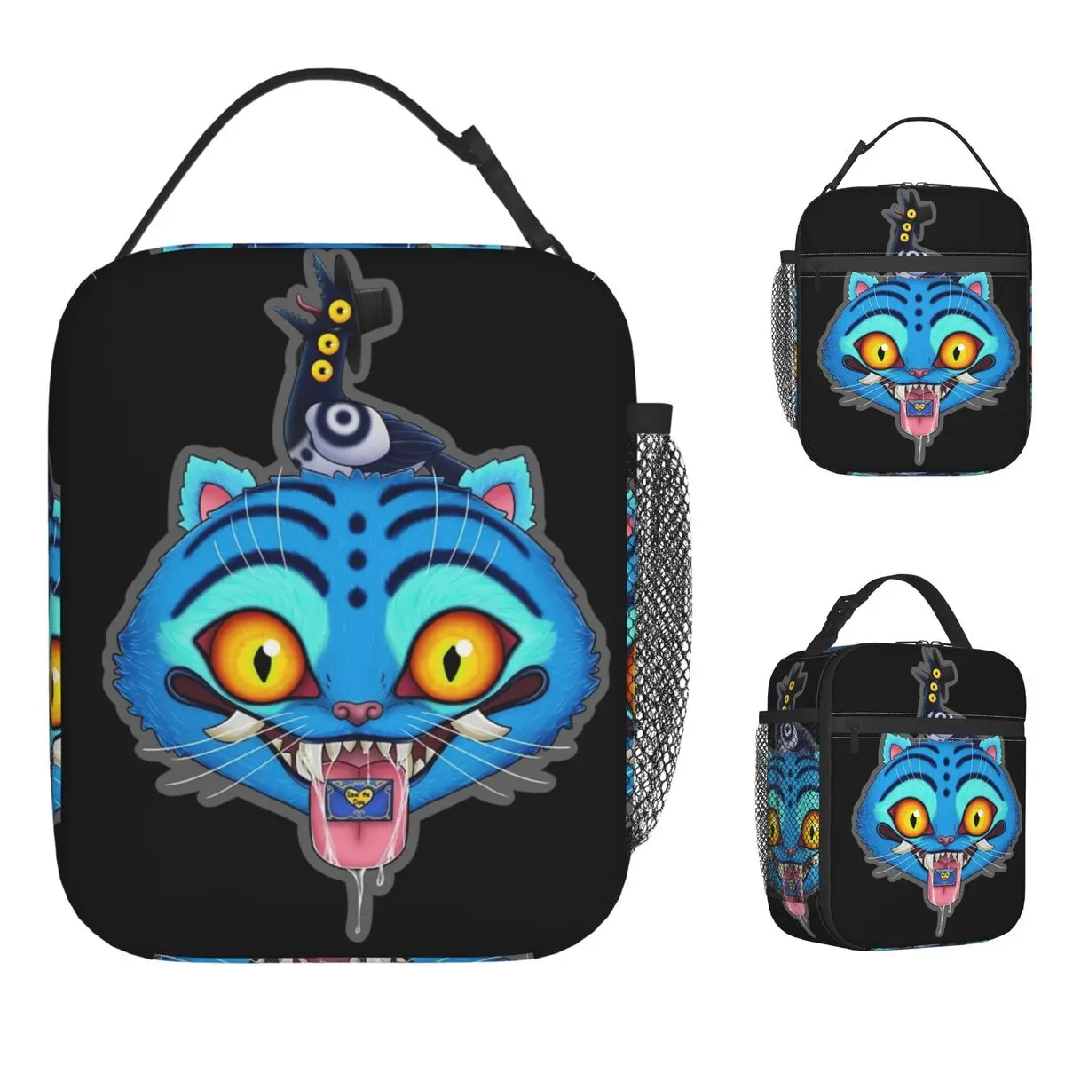 

Kpop Demon Hunters Lunch Bag Tiger Bird Delivery Picnic Lunch Box For Child Retro Tote Food Bags Waterproof Portable Cooler Bag