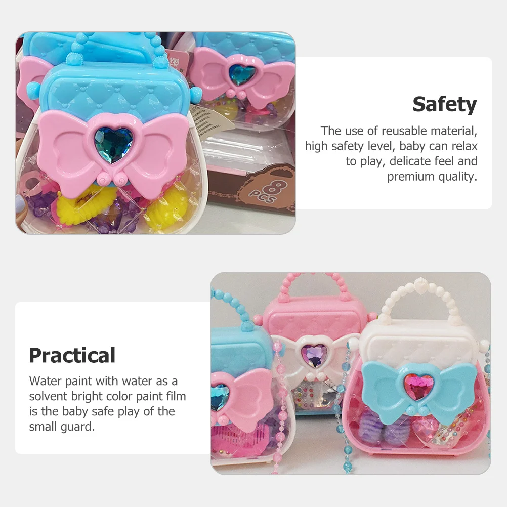 مجموعة واحدة من مكياج لعب الأدوار للأطفال، مواد آمنة عالية الجودة، مجموعة أدوات التجميل التظاهري تشجع اللعب الخيالي المعرفي