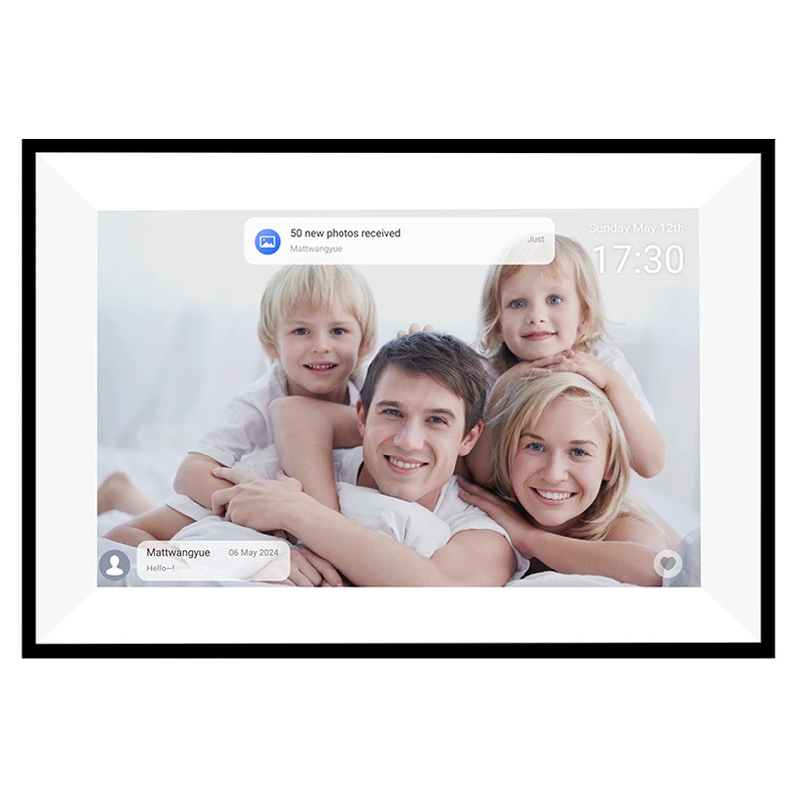 Smart Digital Calendar 10.1in HD Touchscreen Family Planner with Switchable Digital Photo Frame Electronic Calendar