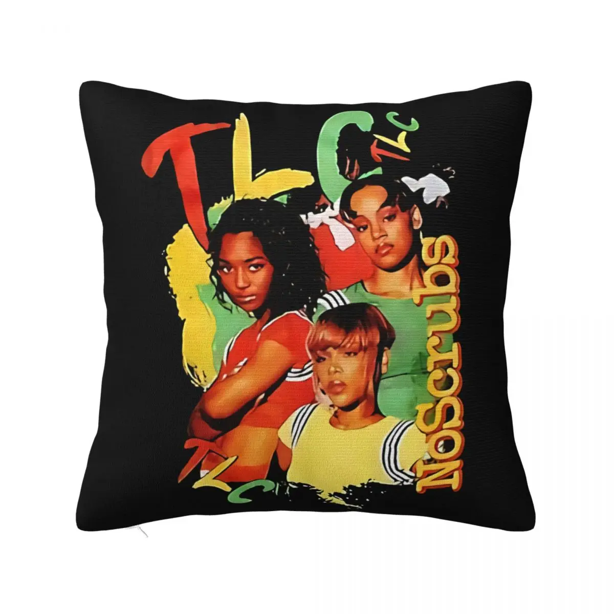 0S Tlc Waterfalls This Is Our It Works Funny Cotton Gift Men Hip-Hop Pop Top Quality Pillow Case