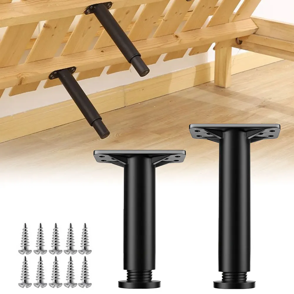 Adjustable Telescopic Furniture Heightening Bracket Bed Beam Support Fixer