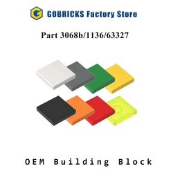 Gobricks 10PCS Bricks Baut Partikel Flache Fliesen 2x2 Kompatibel Mit 3068 Bildungs Bau Spielzeug Für Kinder