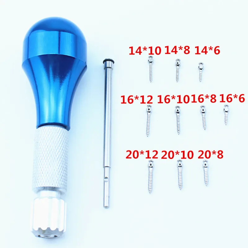 1PC Dental Orthodontic Mini Implant Micro Screw Titanium Screwdriver Self Drilling Tool Dentistry Anchor Nail Handle Driver