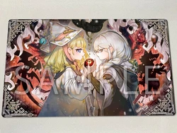 YuGiOh Risette of The White Woods & Asteria Mat TCG CCG Playmat OCG Board Game Trading Card Game Mat Rubber Mousepad Free Bag