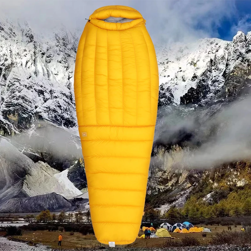 Alpine Guest Ultralight 95% 850fp 1450g Duck Down Fill Sleeping Bag Outdoor Camping Cold Weather Sleeping