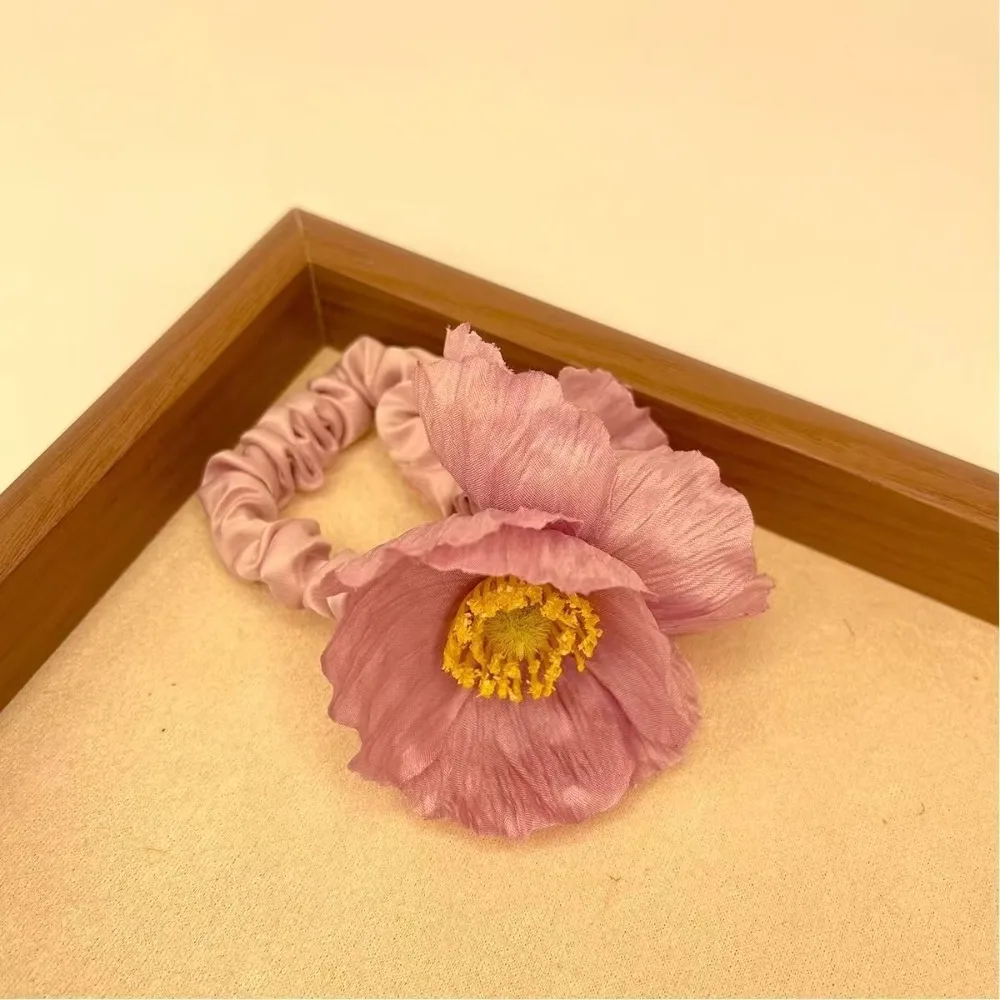 

Hair Accessories Bohemia Simulated Flowers Rubber Band Artificial Flower Gifts Hair Ring Elastic Hair Rubber Band Beach
