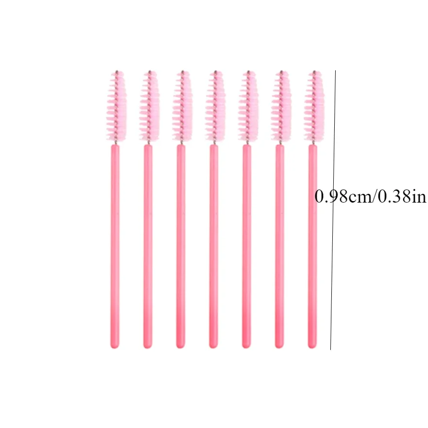 Brosses d'extension de cils, peigne pour les yeux cassés, baguettes de mascara réutilisables, applicateur cosmétique, outils de finition des cheveux, 50 pièces