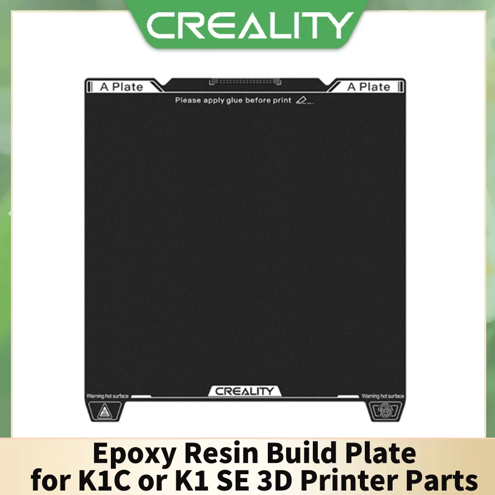 Creality Original Epoxy Resin Build Plate 235X235mm Excellent Adhesion High Flatness Strength for K1C or K1 SE 3D Printer Parts
