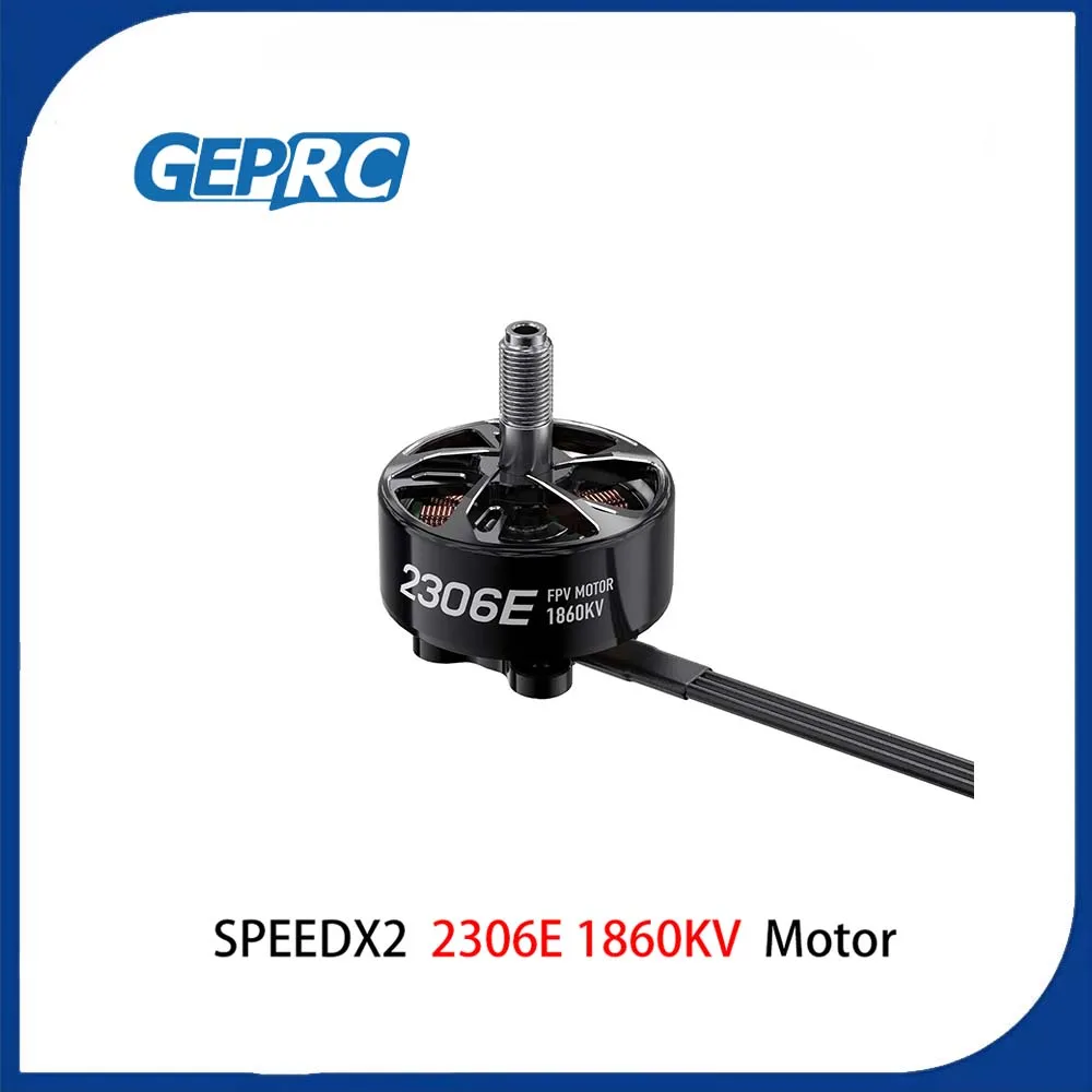 

GEPRC SPEEDX2 2306E Motor 1860KV 6S Durable Motor for 4inch - 5inch Racing FPV Quads LongLasting Performance