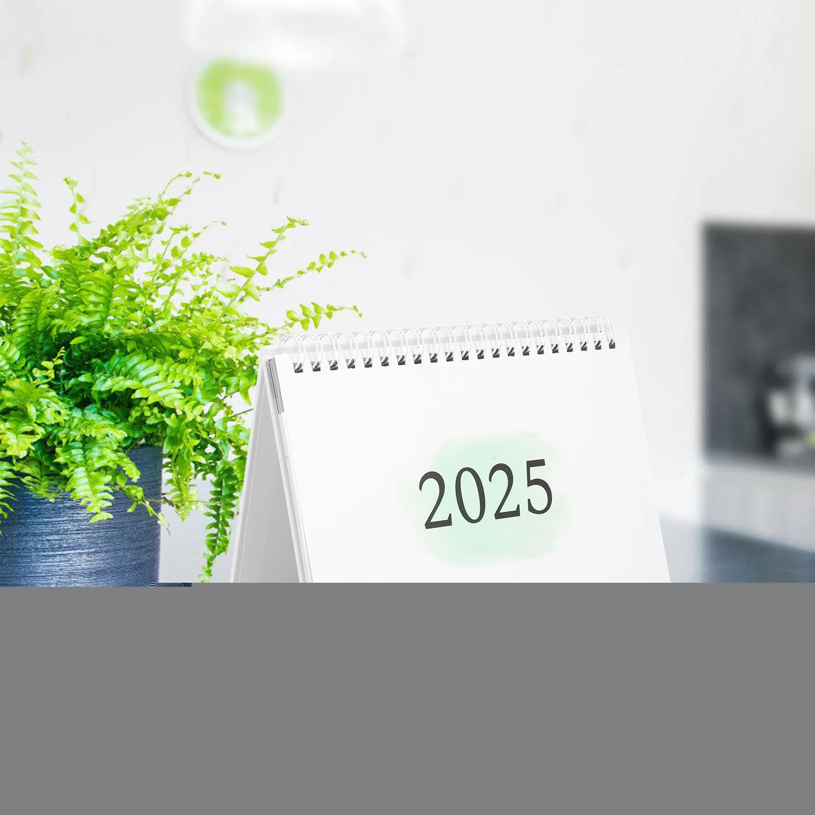 

English Version Desk Calendars 2025 Sturdy Standing Reliable Material Monthly Note Office Decor