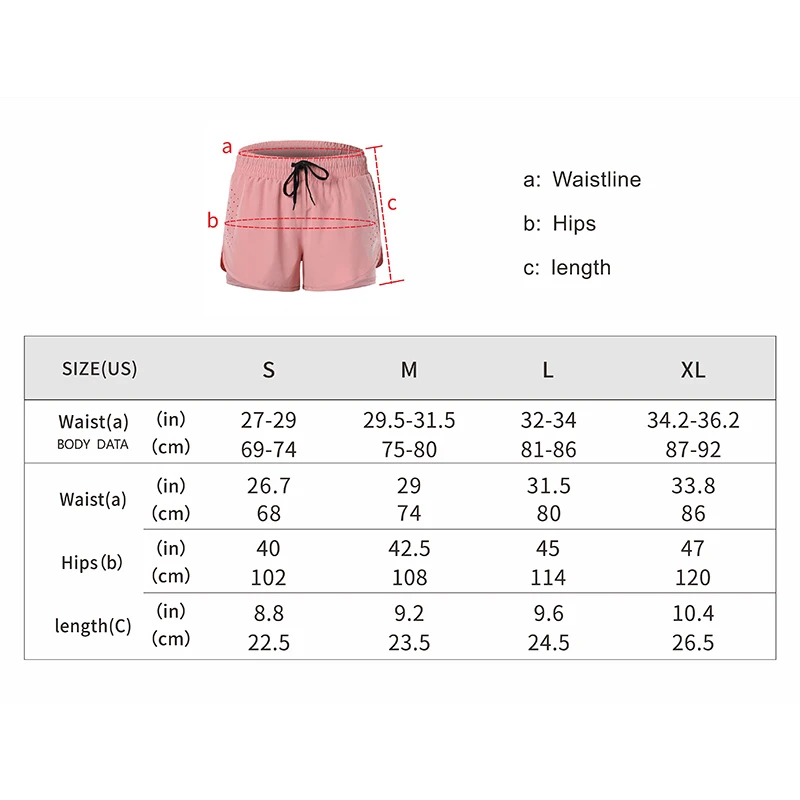 BERGRISAR  Women Running Shorts 2 In 1 Summer Outdoor Cycling Gym Yoga Fitness Shorts Training Jogging Breathable Sportswear